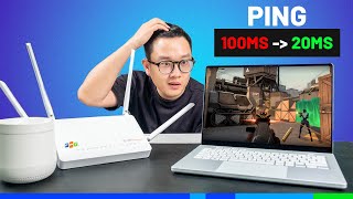 Cách giảm ping khi chơi game siêu dễ  Trải nghiệm gói mạng F Game Wifi 6 của FPT