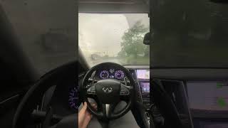 Rainy POV Drive #infinti #q50 #viral