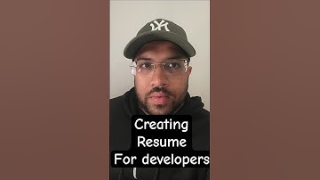 how to create a good resume for developers #coding