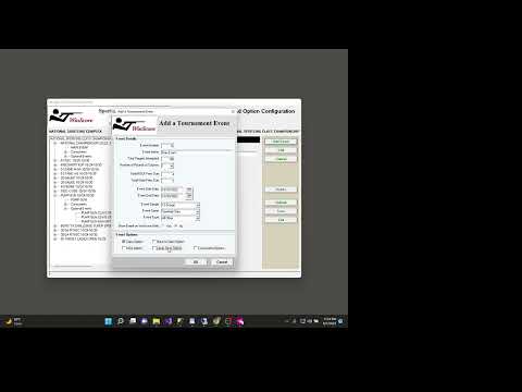 WinScore  Event and Options Setup