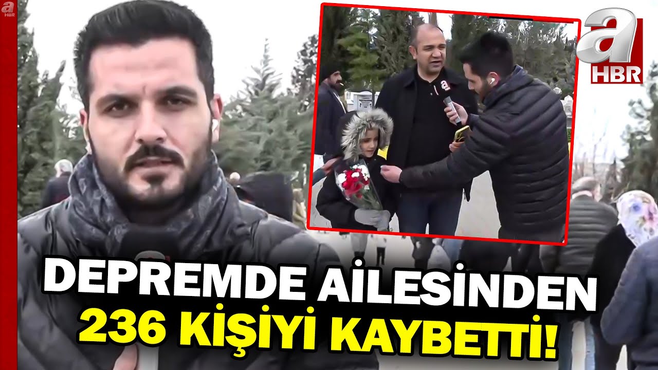 Depremde Ailesinden 236 Kişiyi Kaybetti… Canlı Yayında Duygu Dolu Anlar | A Haber