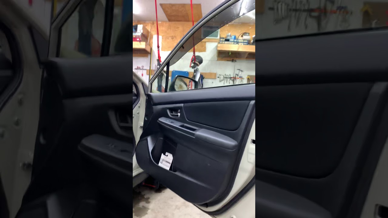 2013 Subaru Crosstrek front door panel removal YouTube