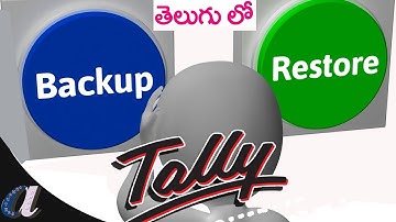 Backup & Restore In Tally ERP -9  || GST Version || computersadda.com