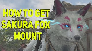 AC Shadows Sakura Fox Mount How To Get, Best Legendary Mount Location Assassin's Creed Shadows