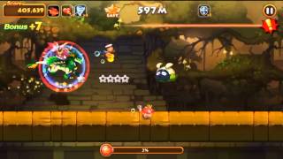 [LINE WIND runner] Abundance Dungeon(Easy) - 850954 points