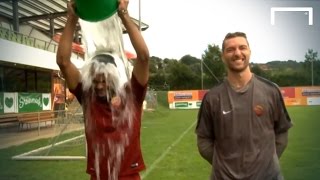 Ashley Cole challenges Drogba & Terry in ALS Ice Bucket Challenge