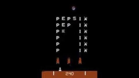 Pepsi Invaders - Atari 2600 - 1983