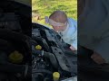 When baby Emi tries to fix the car #funny #dadlife #parenting