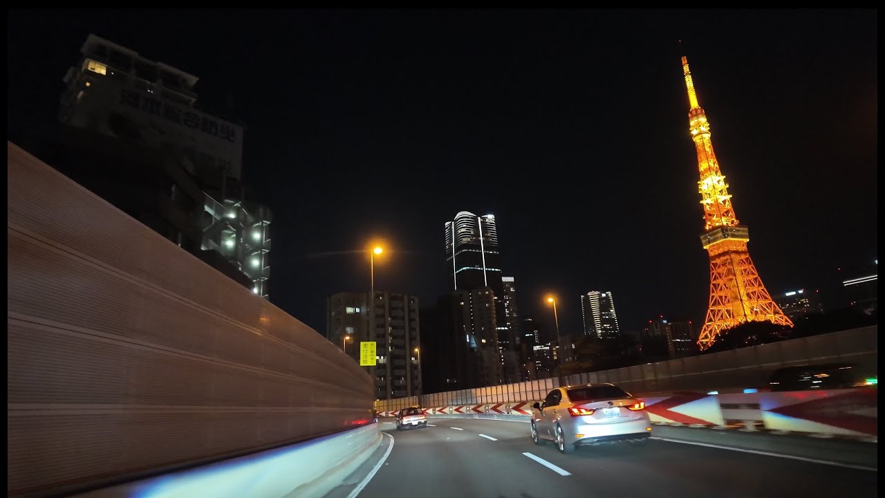 【4K 60fps 車載動画】首都高 都心環状線 C1 外回り 夜景 神田橋IC→神田橋IC Tokyo Night Drive【mirai jpd10】【regno gr-xⅲ】