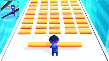 Satisfying Mobile Game: Roof Rails, Marble Run, Ball Run 2048-New Gameplay Walkthrough (iOS,Android)