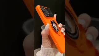 🧡 Protect in Style!Sleek MagSafe Matte Hard Case with built-in stand — shockproof, durable 🔥