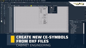WSCAD Tutorial | Create new Cabinet Engineering symbols from DXF files | WSCAD Cabinet Engineering
