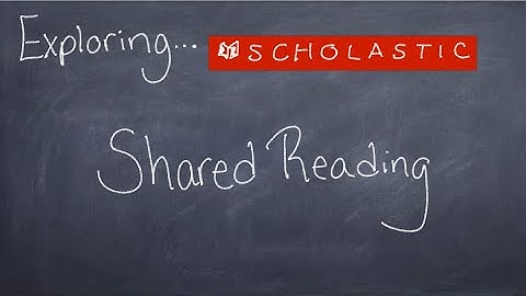 RVS Shared Reading with Scholastic Resources