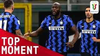 Romelu Lukaku Scores a Thumping Penalty! | Inter 2-1 Milan | Top Moment | Coppa Italia 2020\/21