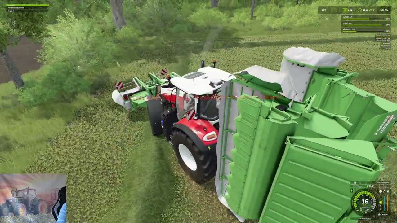 LS 25 Hof Bergmann 1.3.0.1 Beta Feld Graß Mâhen