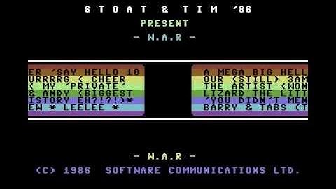 W.A.R. (C64)