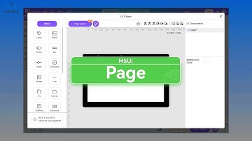 【M5UI Basic Tutorial 】LVGL Page