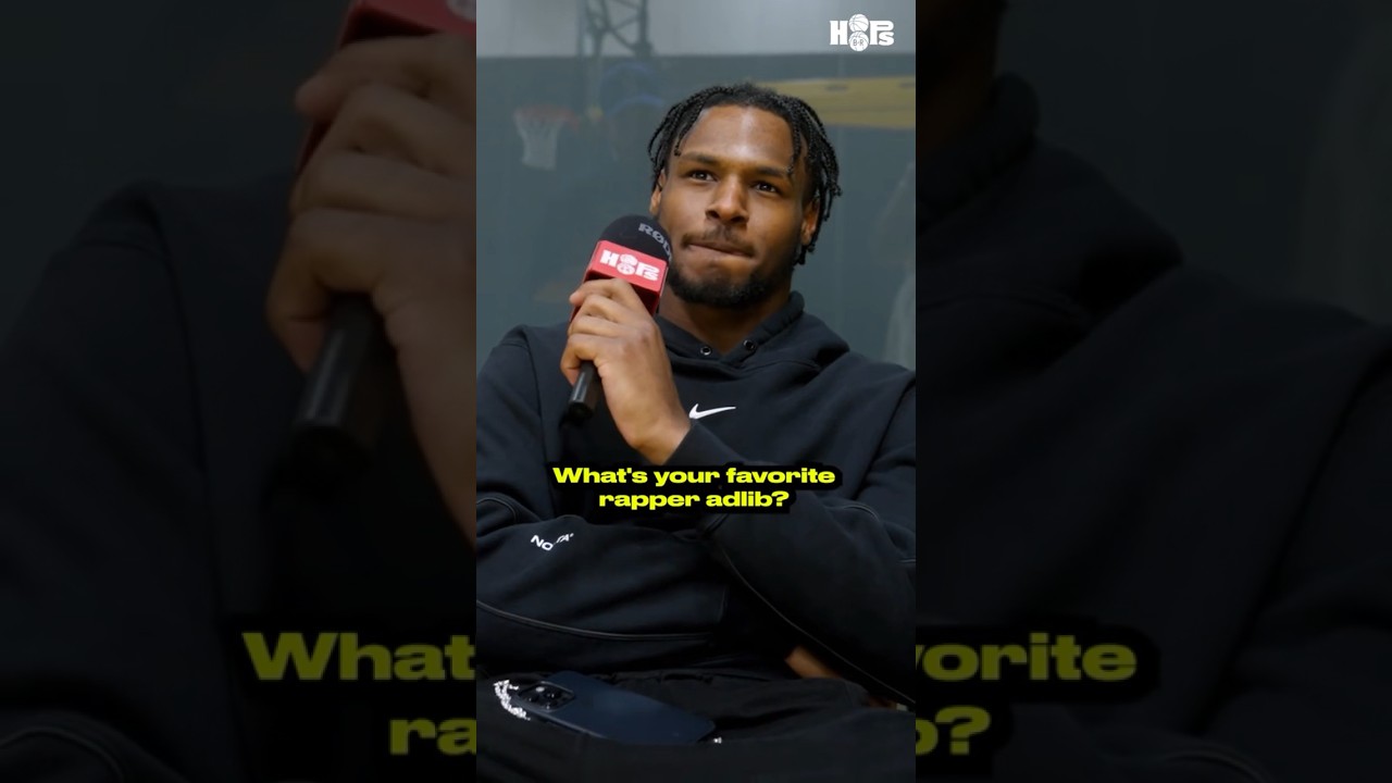 Bronny's favorite rapper adlib right now 🎶
