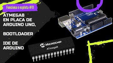 ⚡ ATMEGA8 en placa de Arduino UNO, bootloader y uso con el IDE de Arduino