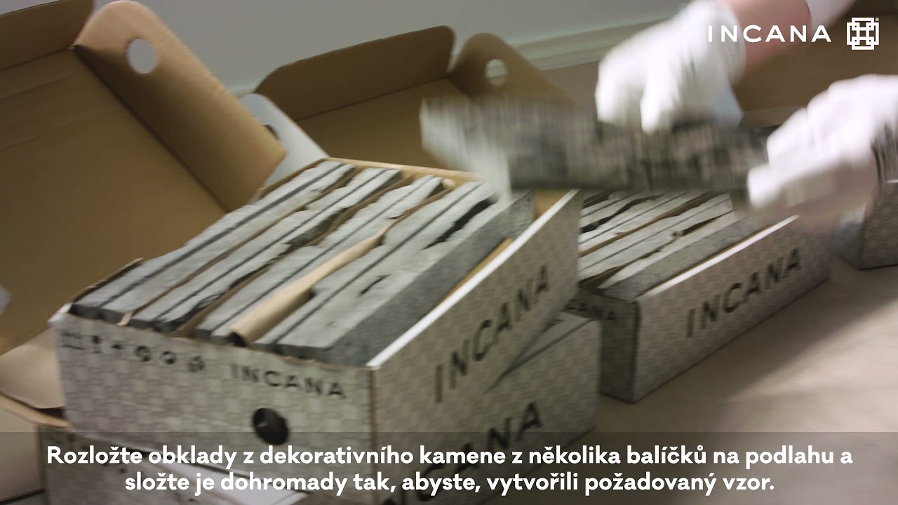 Instalace dekorativního kamene Incana - Udělejte si sami