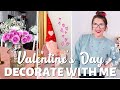 Valentine&#39;s Day 💕 Clean + Decorate 2023 💕 | Valentine&#39;s Decoration Ideas