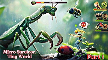 Micro Survivor: Tiny World Gameplay Walkthrough Part 1