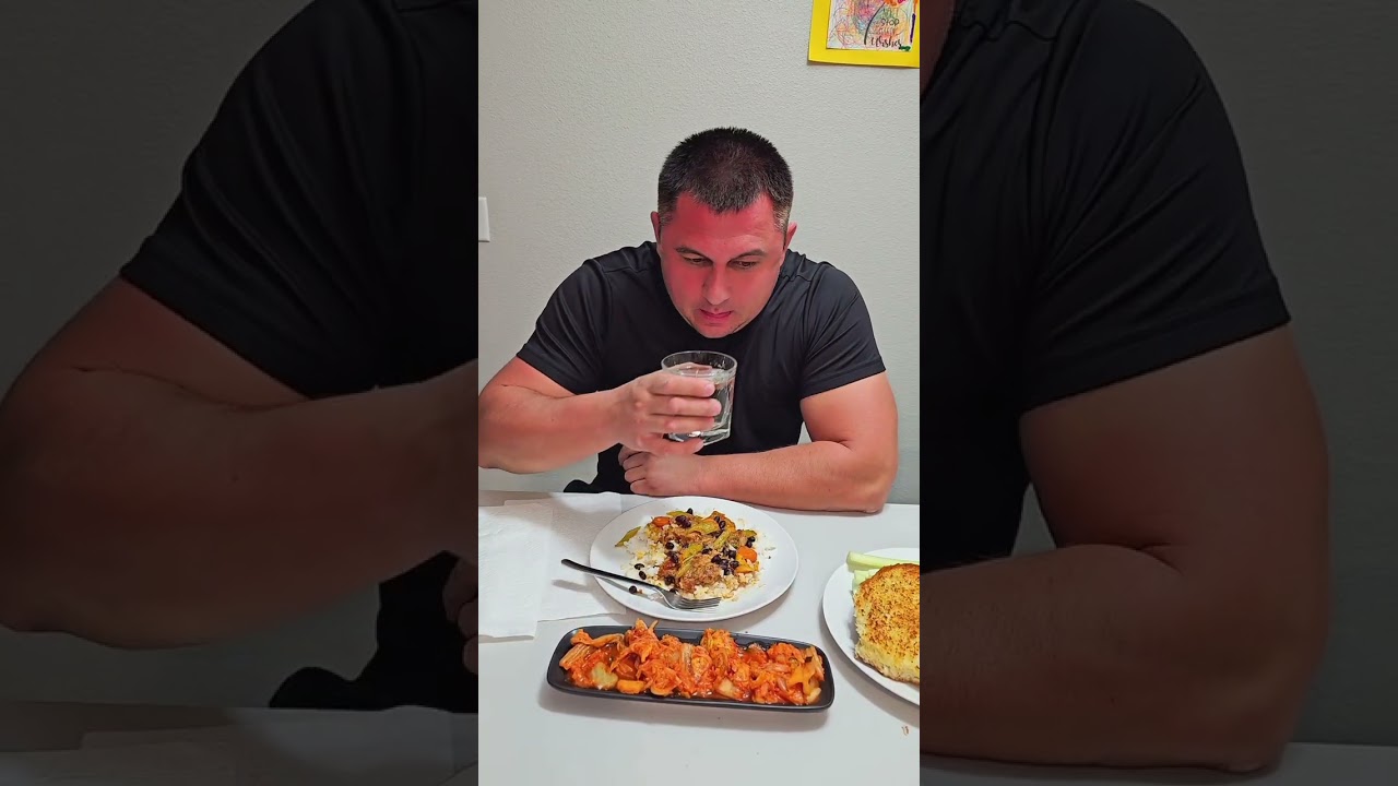 Мукбанг ужин.....
