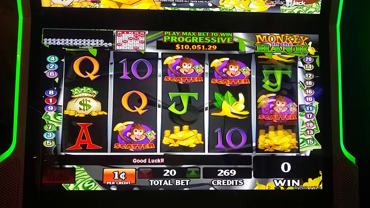 legends casino Monkey in the bank slot machine - YouTube