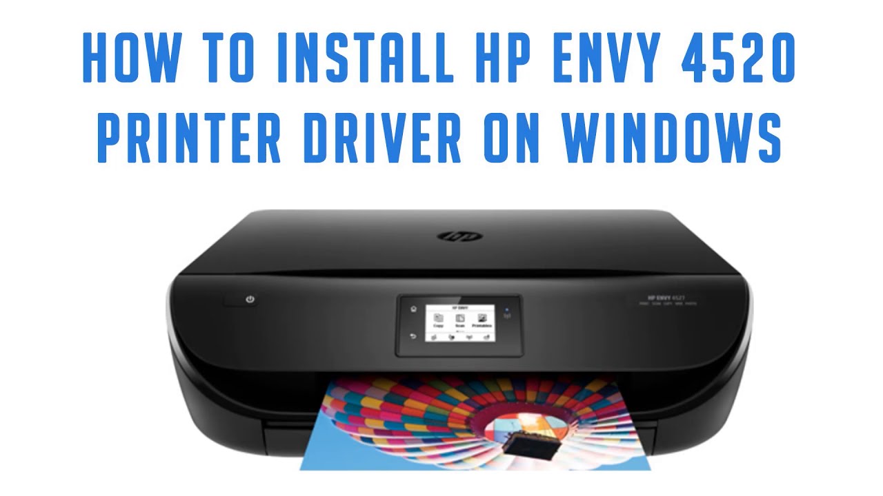 download hp envy 4500 printer software