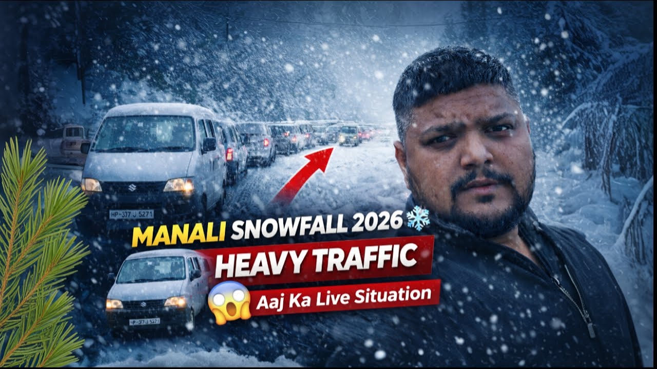 Unexpected Blizzard Trapped Us in Manali | Live Update