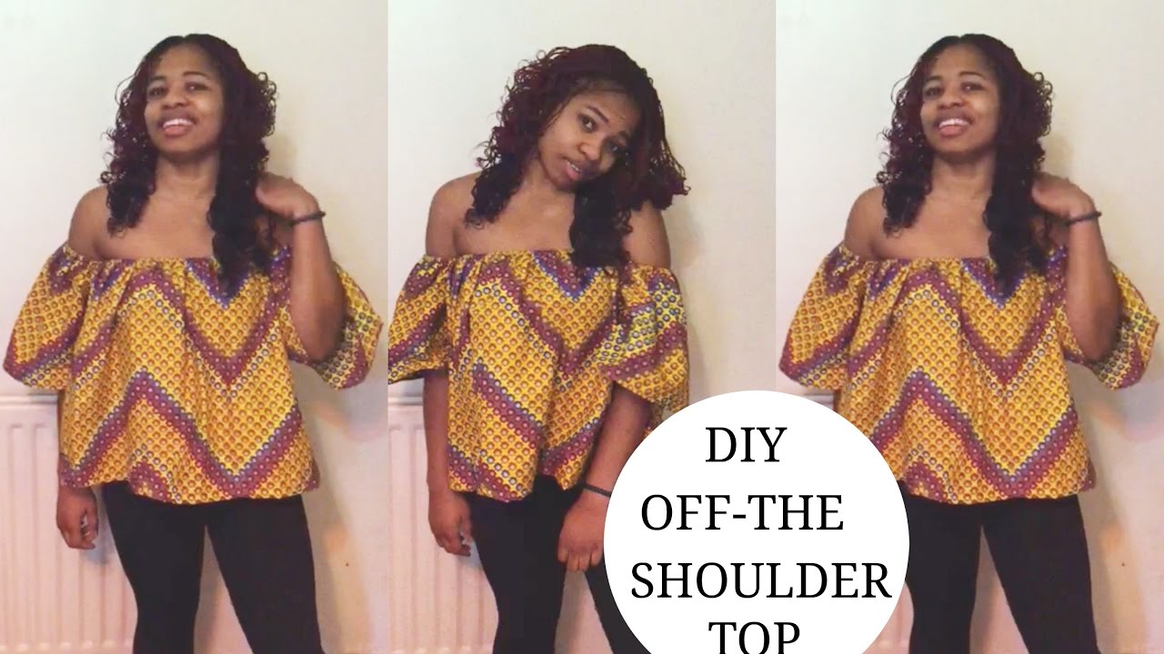 latest off shoulder chitenge tops