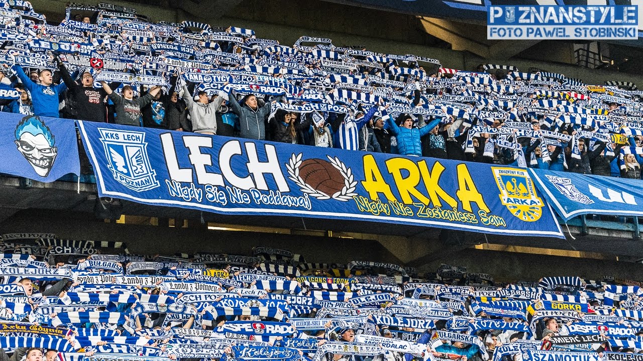LECH POZNAŃ - Lechia Gdańsk (05.03.2017): doping kiboli Kolejorza