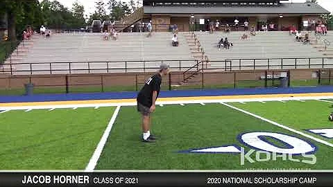 Jacob Horner 2020 National Scholarship Camp
