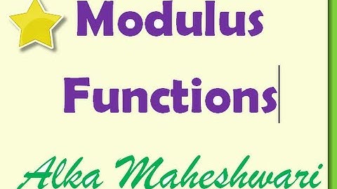 Transformation of graphs to modulus functions, high school, grade 11 ,12 JEE math video lectures S-6