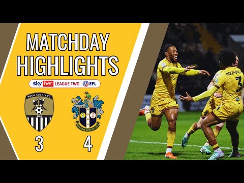 Notts County Sutton Goals And Highlights