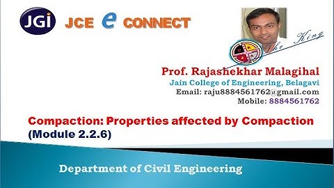 2.2.6 Compaction: Properties affected by compaction