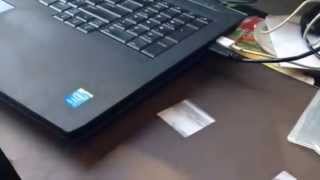 how to: eject the cd from an alienware lapetop with one finger