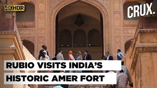 WATCH: Marco Rubio Gets Royal Welcome At Jaipur's Historic Amer Fort During India Visit