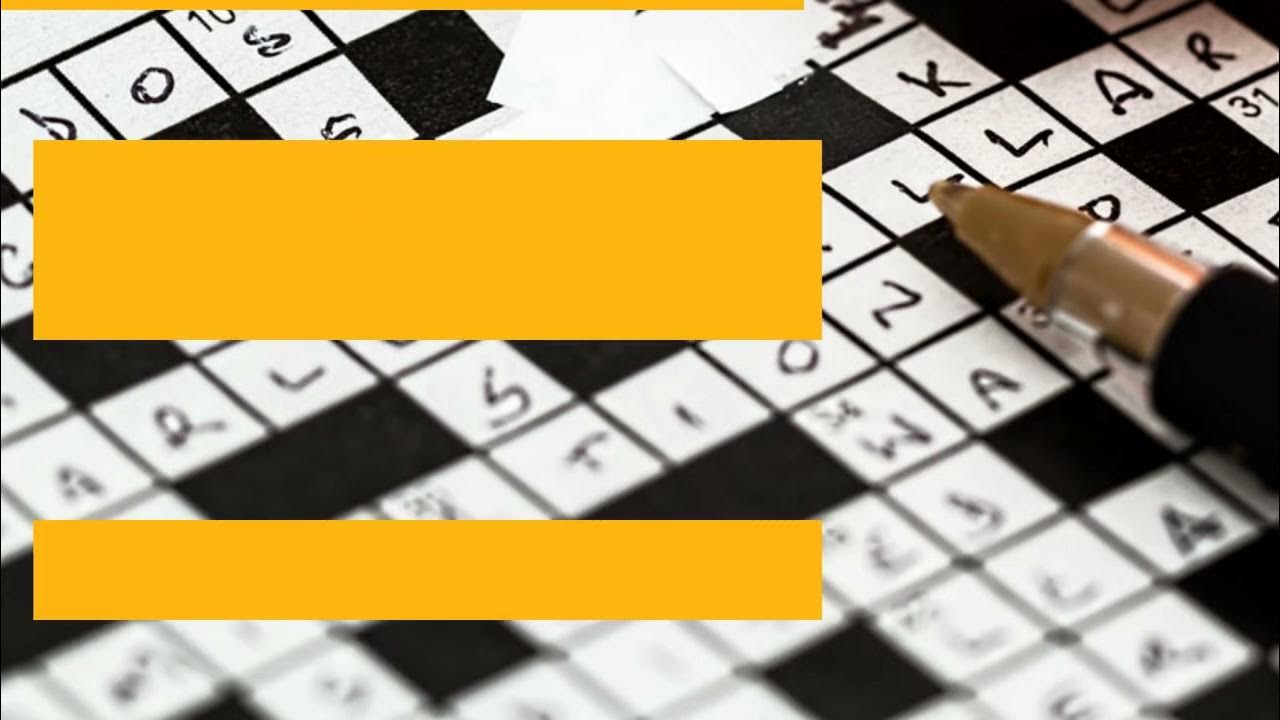 NYT Crossword Answers March 15 2023 - YouTube