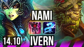 NAMI & Caitlyn vs IVERN & Jhin (SUP) | 6/2/17, 800+ games | EUW Master | 14.10