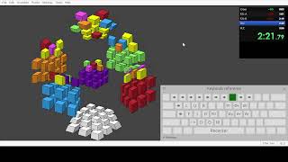 Virtual 3x3x3x3 Cube Former World Record 3:55.32