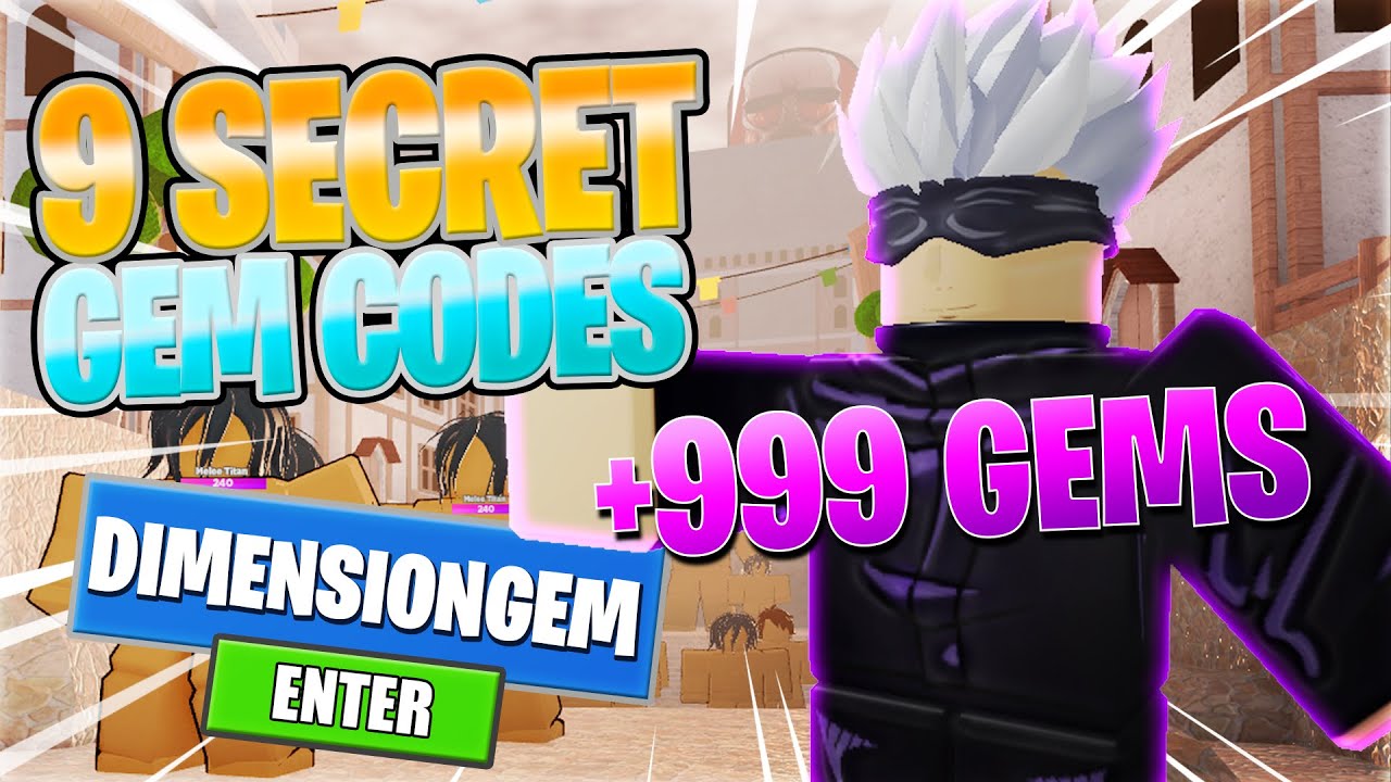 2023) ALL *FREE GEMS* SECRET OP CODES In Roblox Anime Dimensions Simulator!  