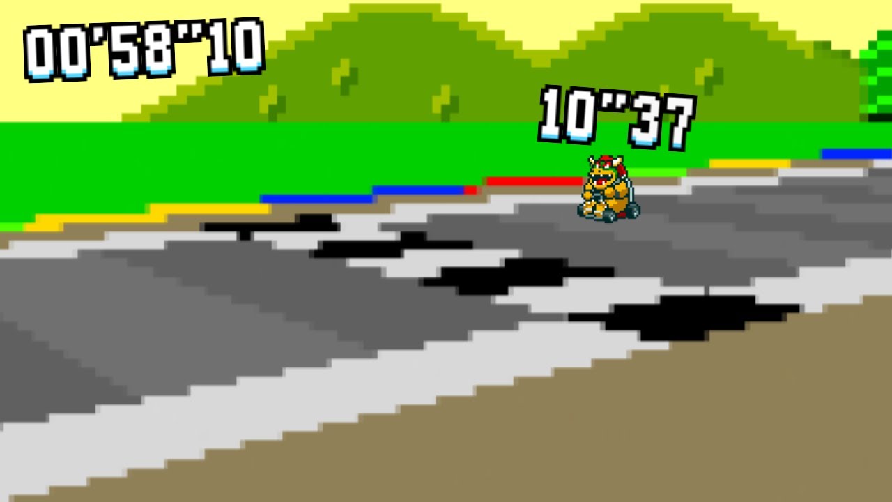 Scratch Super Mario Kart (Full Race) in 058.10 + One Lap in 010.37
