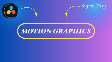Easy Motion Graphics in DaVinci Resolve !