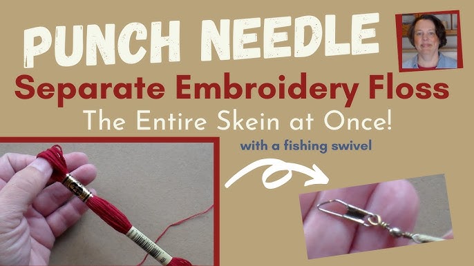 How To: Punch Needle Fine Embroidery Tutorial 