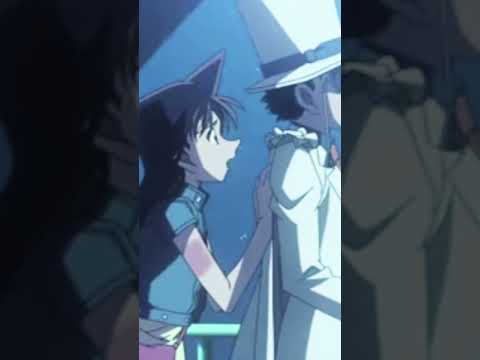 kaito kid and ran kiss