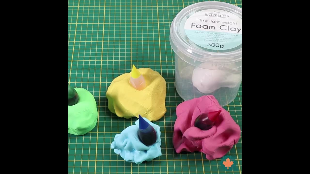 How to Dye Lumin's Workshop Foam Clay 