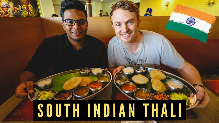 FOREIGNERS Try South Indian THALI for the FIRST TI...