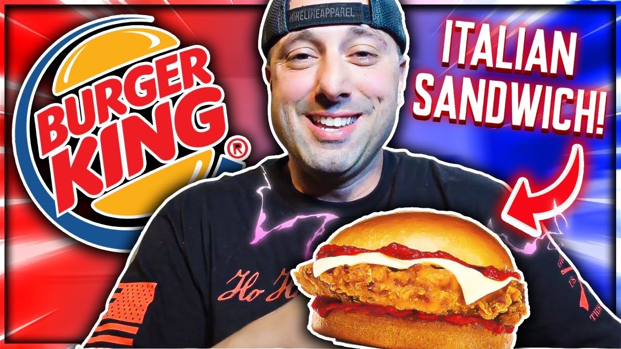 Burger King Italian Sandwich Review YouTube