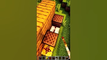 How to make a working doorbell in Minecraft #minecraft #minecraftshorts #minecraftmemes #shorts